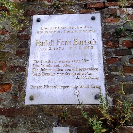Gedenktafel Rudolf Hans Bartsch