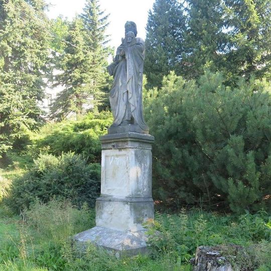 Socha svatého Josefa v parku na náměstí v Mikulově