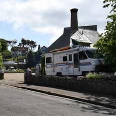 Gate Piers At Entrance To The Barn