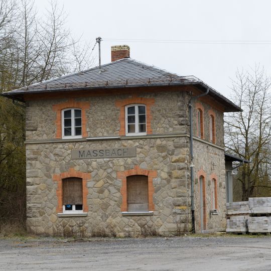 Station building at Maßbach station