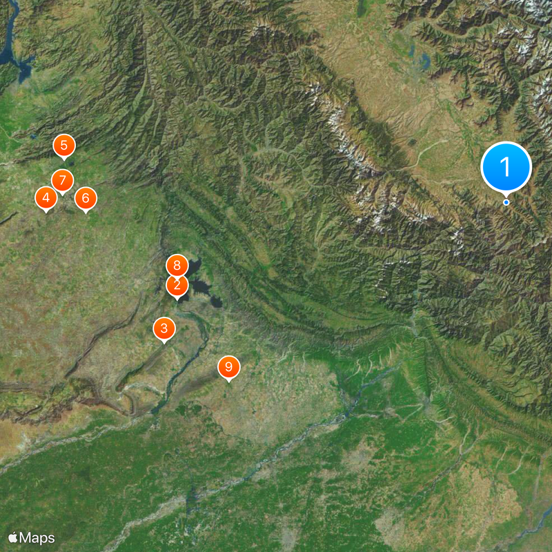 Jhelum River Map