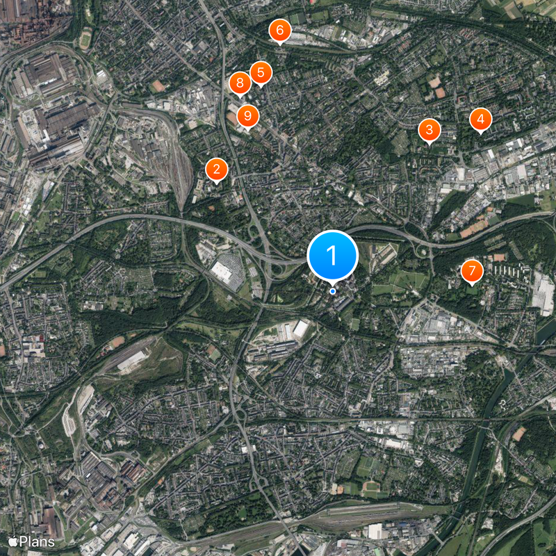 Landschaftspark Duisburg-Nord Kaart