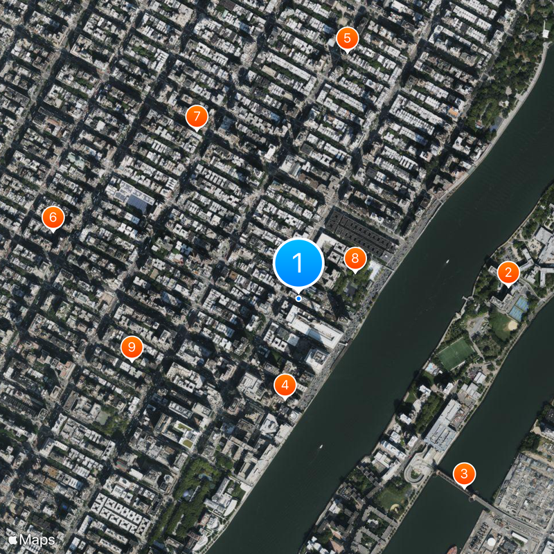 Lycée français de New York Carte