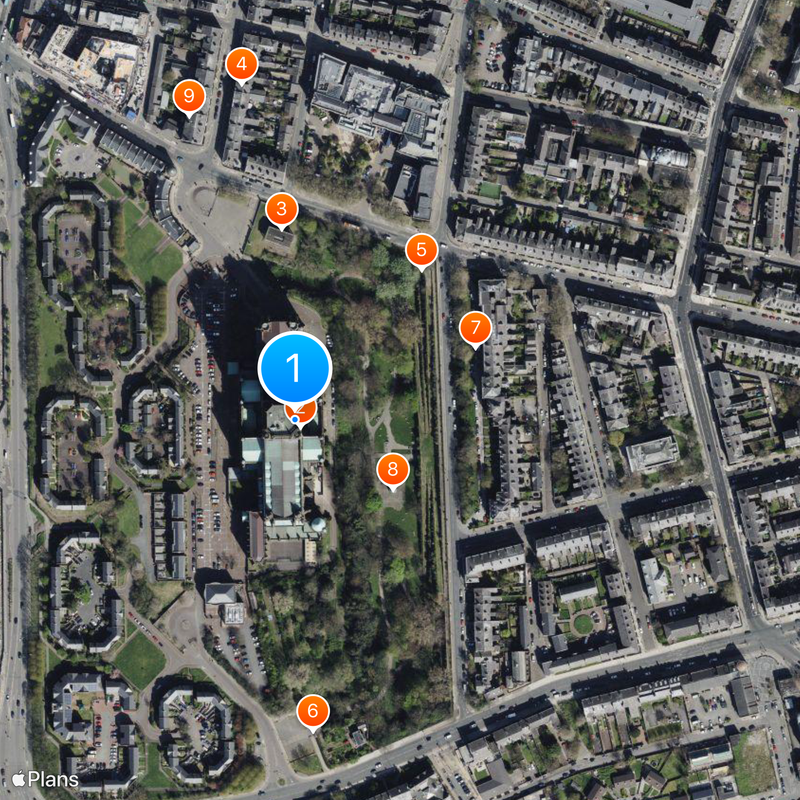 Liverpool Cathedral Map