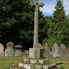 Churchyard cross in St Peter's churchyard