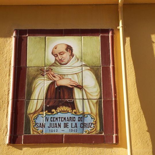 Retablo cerámico de San Juan de la Cruz