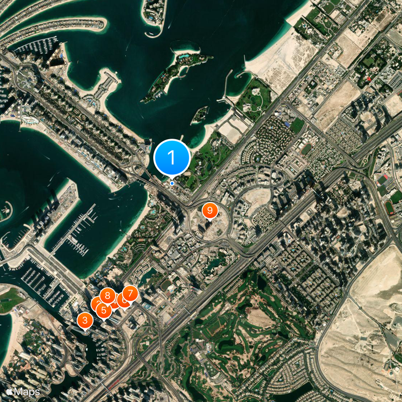 Nakheel Properties Map