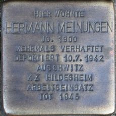 Stolperstein dedicated to Hermann Meinungen