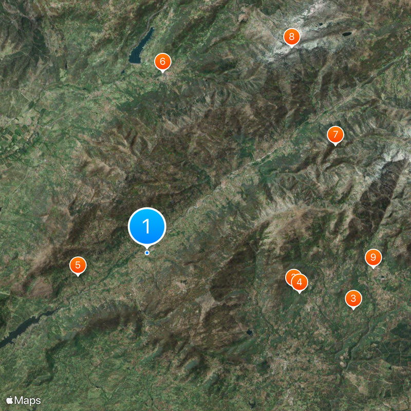 Valle del Jerte Carte