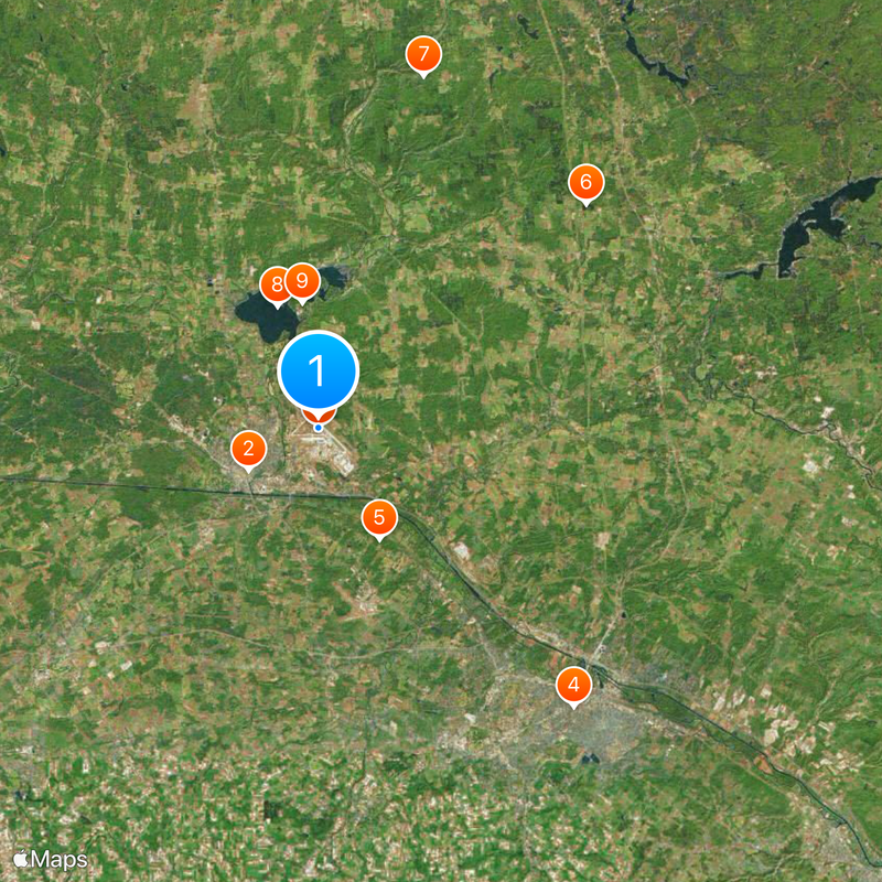 Griffiss Air Force Base Carte