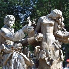 Sadko and czarevna of Volkhov fountain