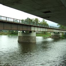 Railway bridge over the Otava in Písek