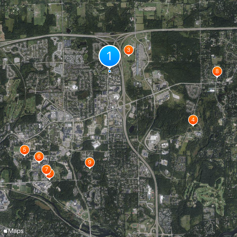 Cooley Law School Map