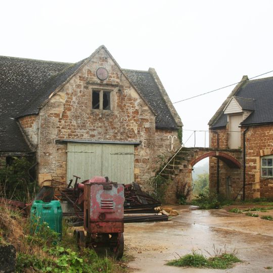 Barn And Adjoining Stable Garage Circa 6 Metres North West Of Gawcombe House