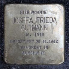Stolperstein dedicated to Josefa Frieda Gutmann
