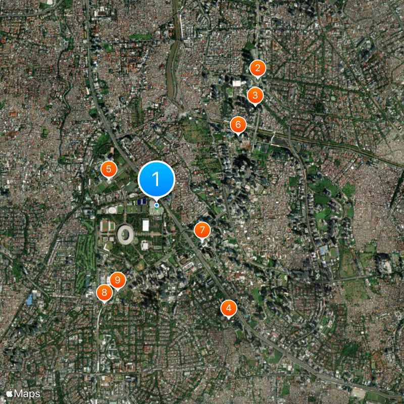 Jakarta International Convention Center Map
