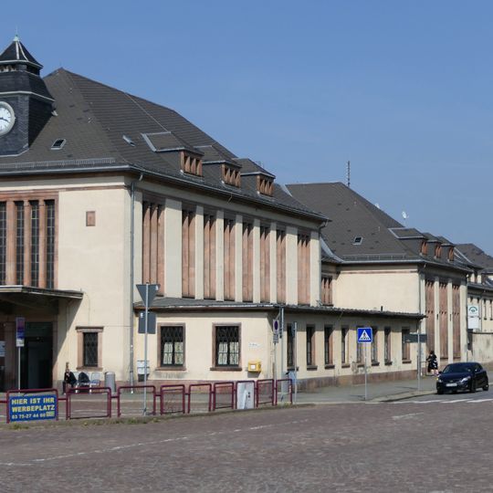 Muldentalbahn ; Bahnhof Glauchau; Eisenbahnstrecke Dresden–Zwickau Glauchau