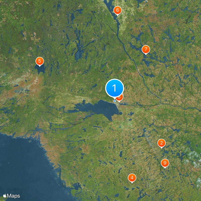 Canadore College Map
