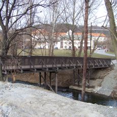 Lávka přes Rokytku proti ulici Rubeška