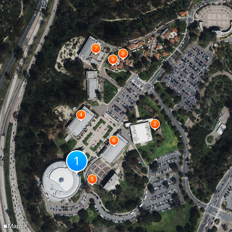 San Diego Air & Space Museum Map