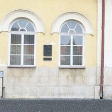 Pamětní deska Gustava Waltera na domě Mírové náměstí 21/16 v Bílině