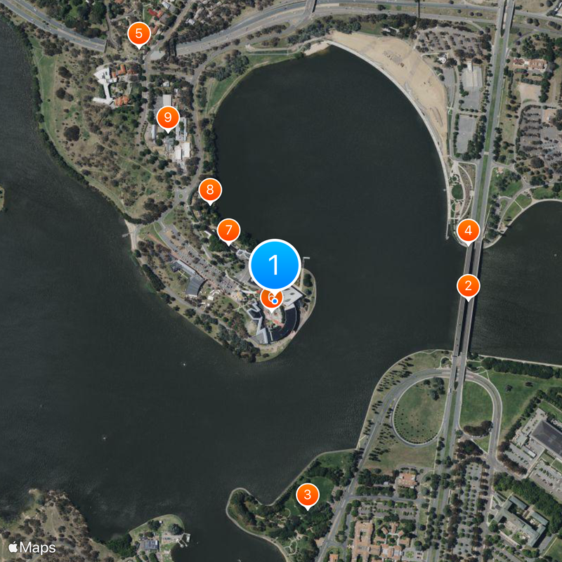 National Museum of Australia Carte