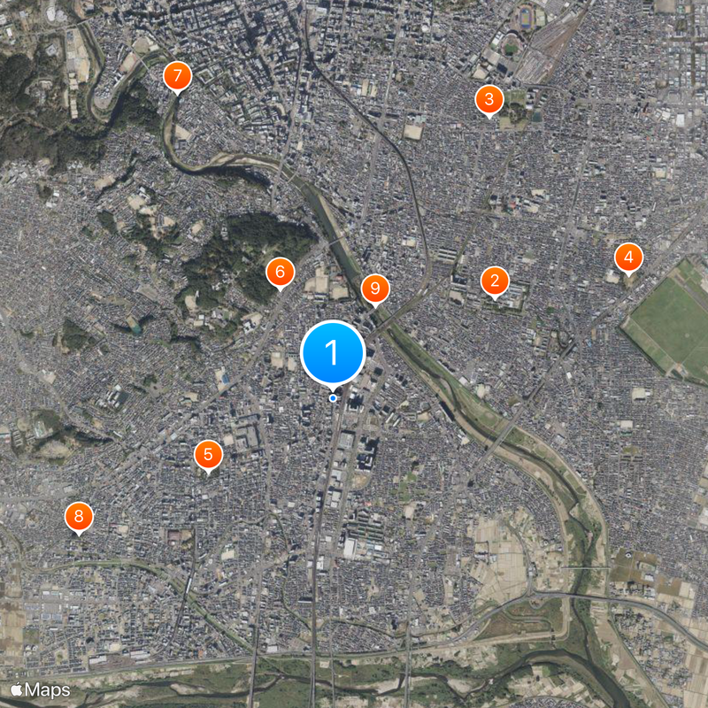 Nagamachi Station Map
