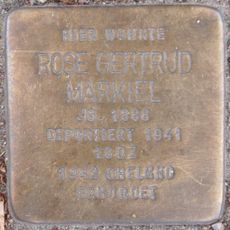 Stolperstein dedicated to Rose Gertrud Markiel