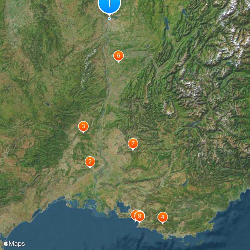 Universidad Claude Bernard-Lyon I Mapa