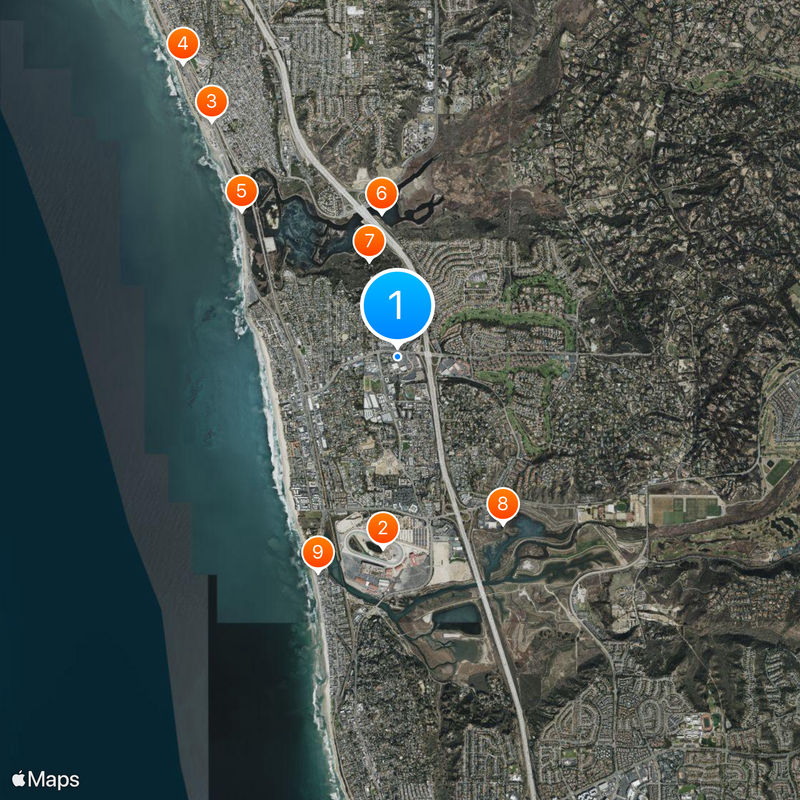 Solana Beach Mappa