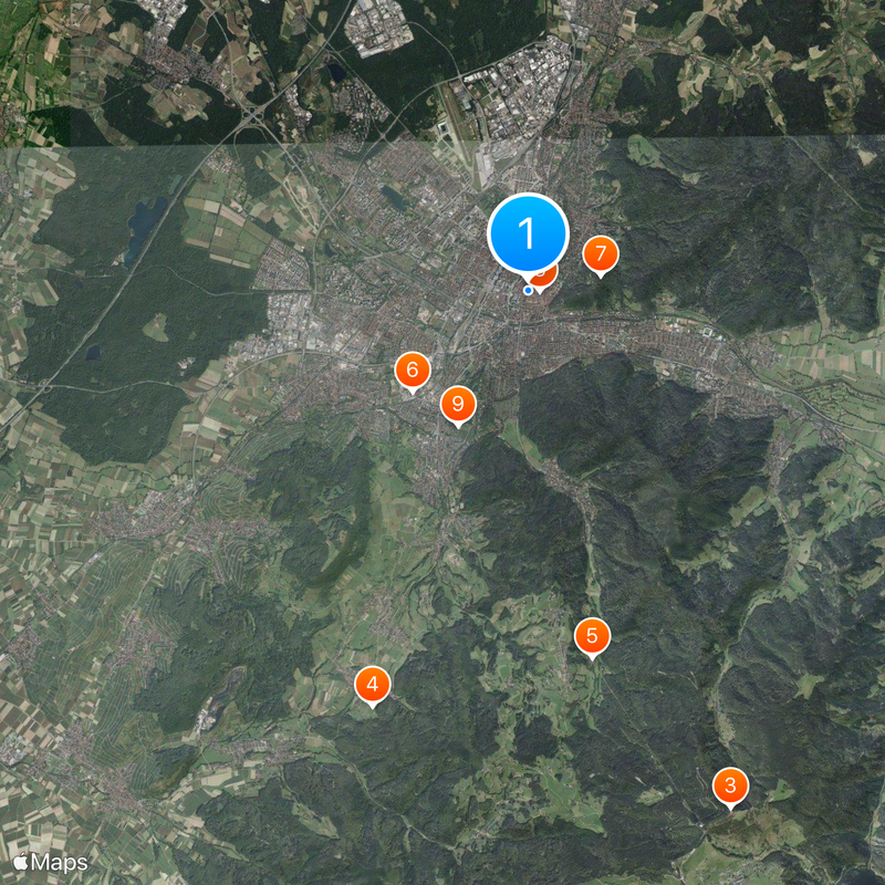 Freiburg im Breisgau Map