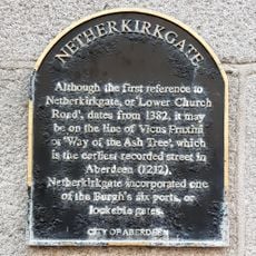 Commemorative plaque to Netherkirkgate