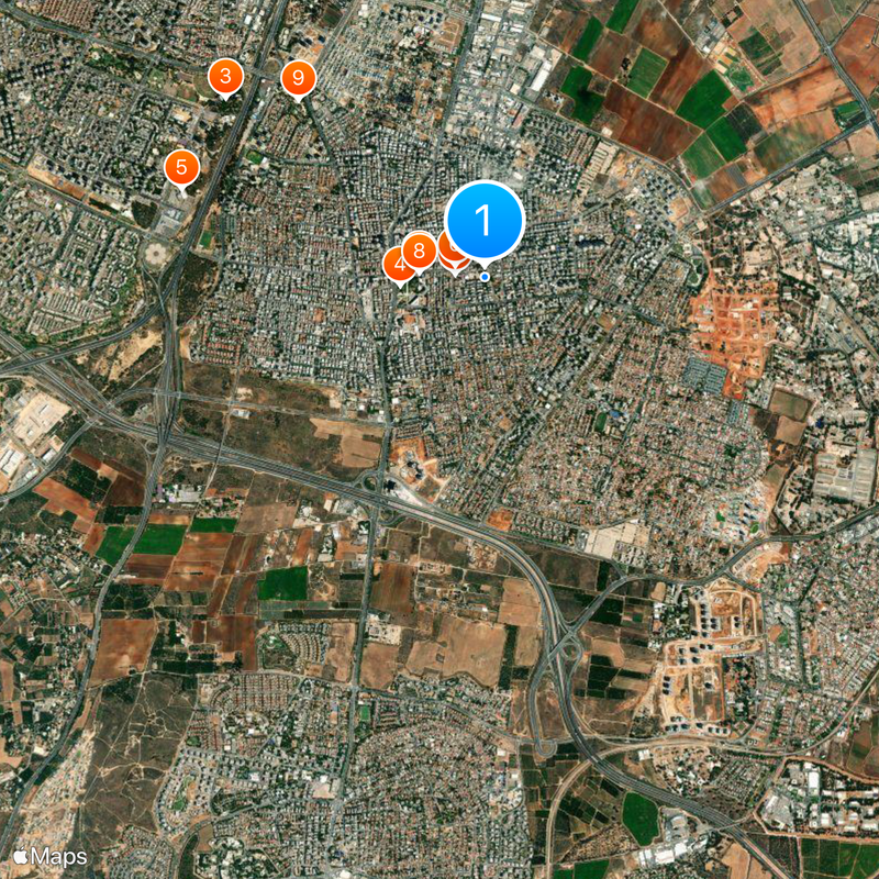 Rishon LeZion Mapa