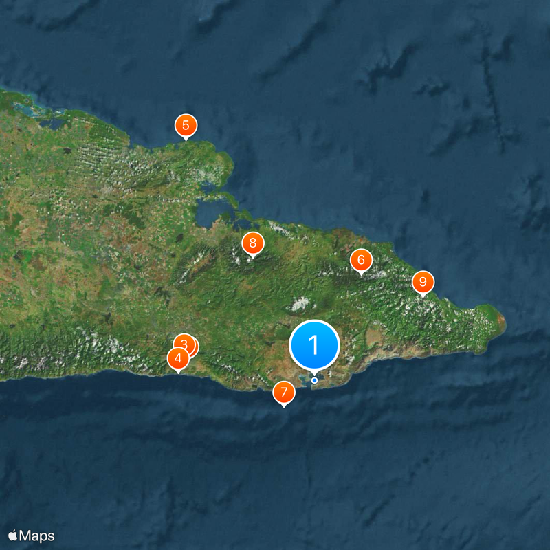 Guantánamo Bay Map