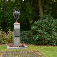 Památník osvobození v roce 1945 ve středu obce Kyselka