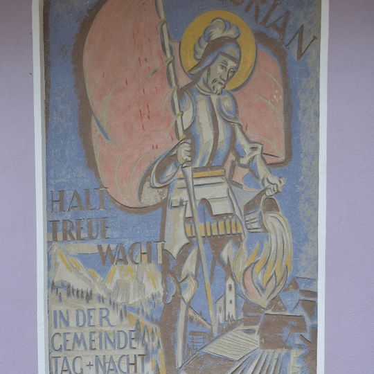 Wandmalerei hl. Florian