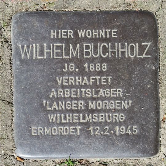 Stolperstein voor Wilhelm Buchholz