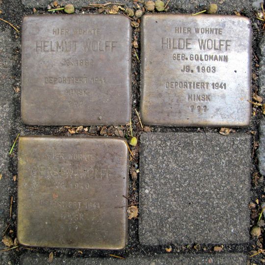 Stolperstein em memória de Hilde Wolff