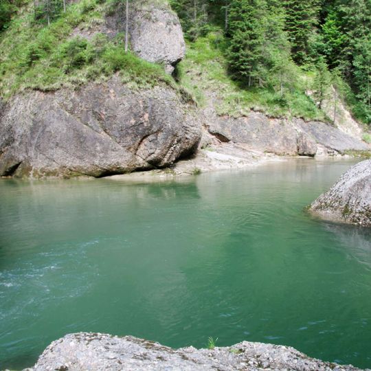 Ammerschlucht an der Scheibum