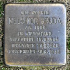 Stolperstein à la mémoire de Melchior Gruda