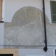 Catholic church building, mural, Work of art