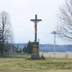 Kříž na pastvině u Františkovy ulice v Jiříkově
