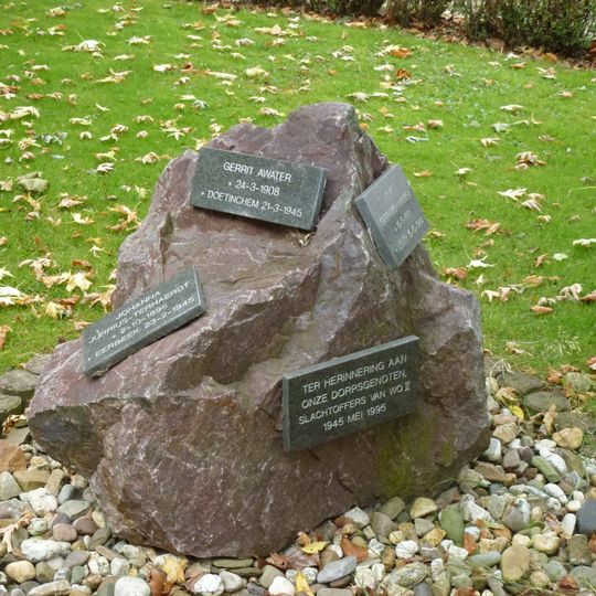 Herinneringsmonument Burgerslachtoffers WOII