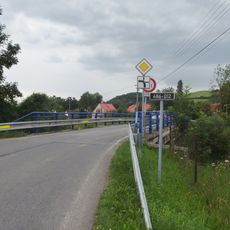 Most silnice II/486 přes Ondřejnici v Dolním Sklenově