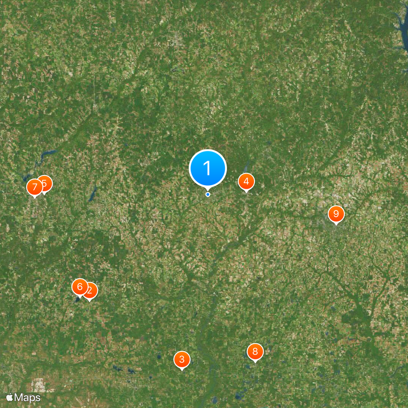 Boll Weevil Monument Mappa