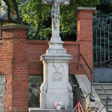 Crucifix in front of the church