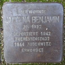 Stolperstein dedicated to Jardena Benjamin