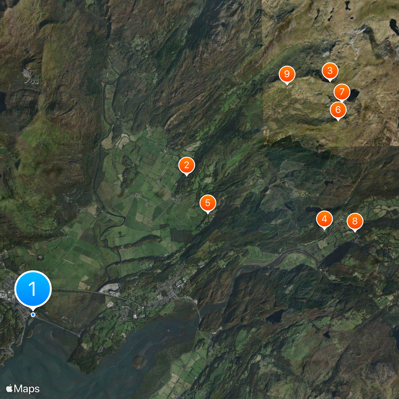 Ffestiniog Railway Map