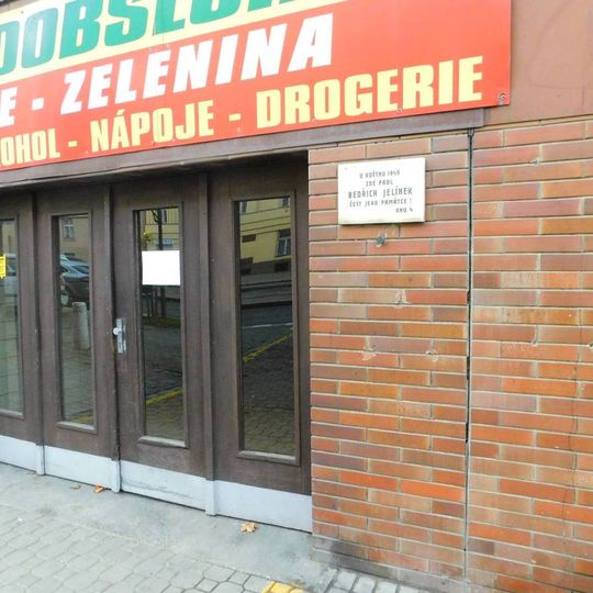 Pamětní deska Bedřicha Jelínka v Nuslích