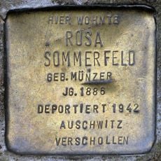 Stolperstein dedicated to Rosa Sommerfeld